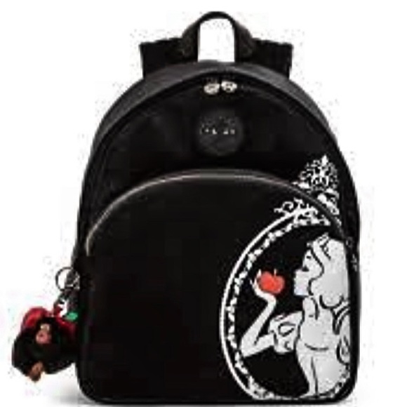 Kipling Handbags - Kipling Disney Black Velvet Snow White Backpack